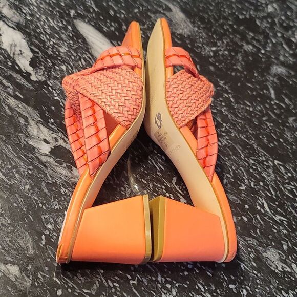 BRAND NEW MARC FISHER WITH INTERWOVEN STRAPS SQUARE OPEN TOE SANDAL - Picture 11 of 16